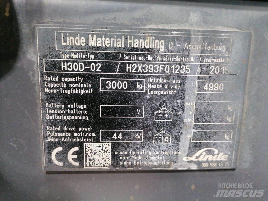 Linde H30D-02 Dizelski viličari
