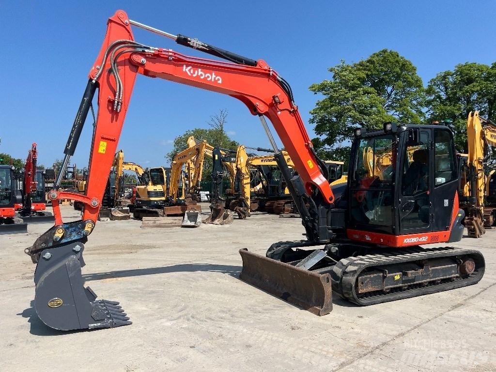 Kubota KX 080-4 Midi bageri 7t – 12t