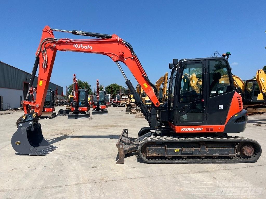 Kubota KX 080-4 Midi bageri 7t – 12t