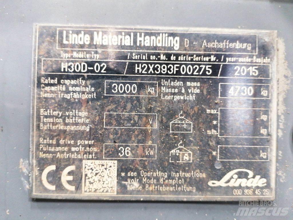 Linde H30D-02 Dizelski viličari
