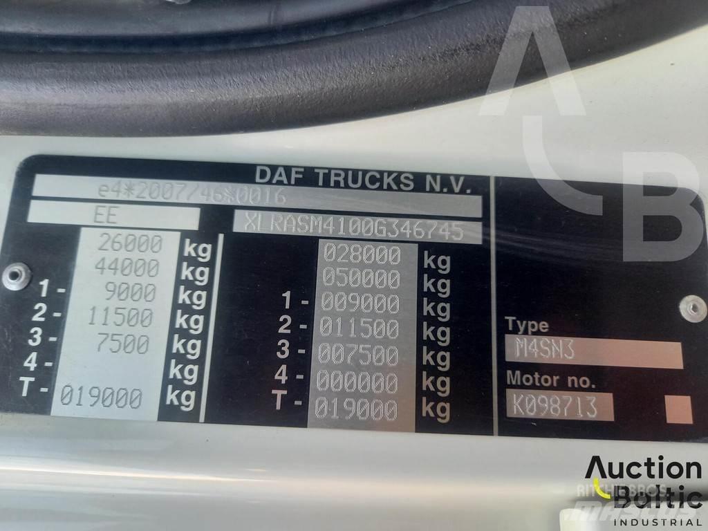 DAF CF 450 FAR Rol kiper kamioni s kukama za dizanje