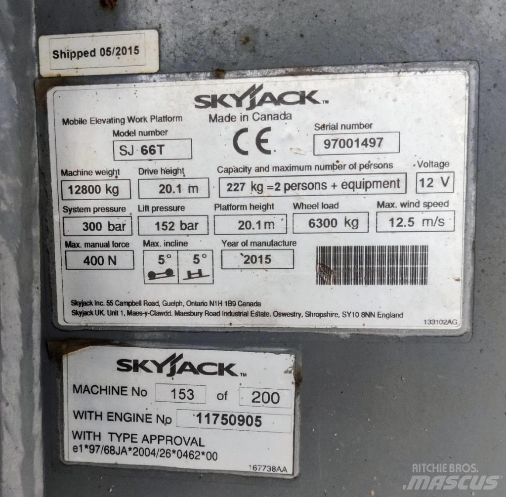 SkyJack SJ 66 T Zglobne podizne platforme