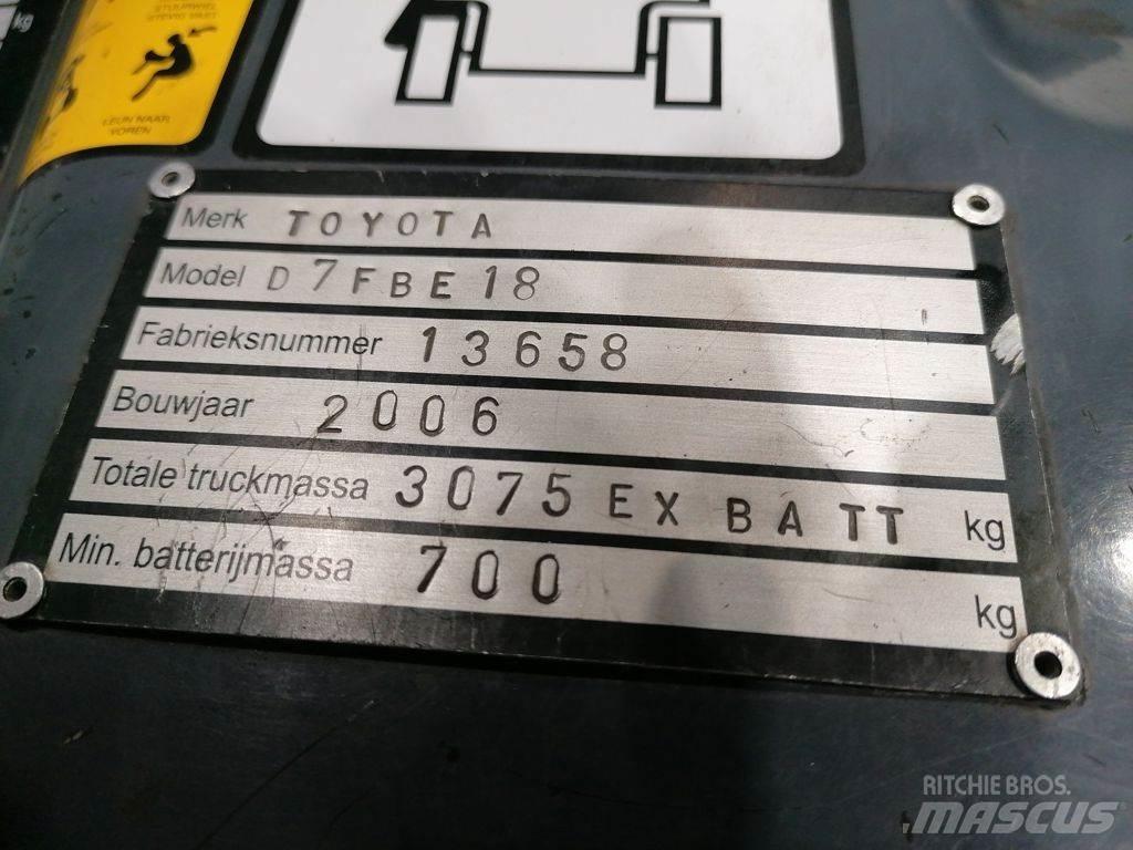Toyota 7FBEF18 Električni viličari