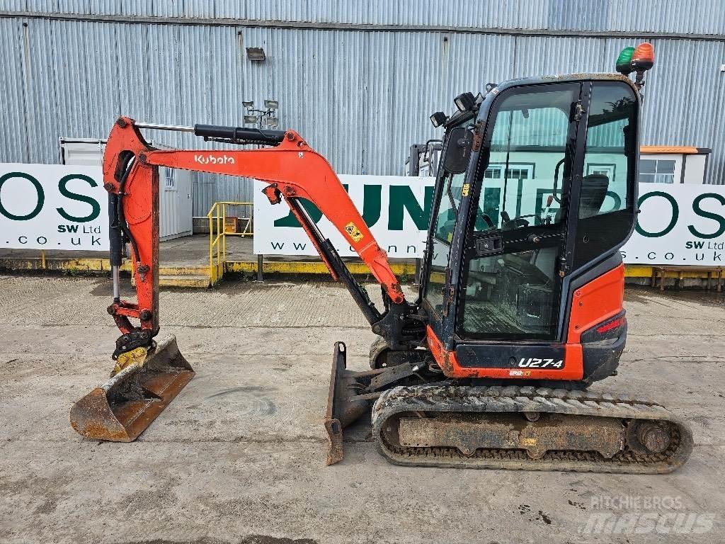 Kubota U 27-4 Mini bageri <7t