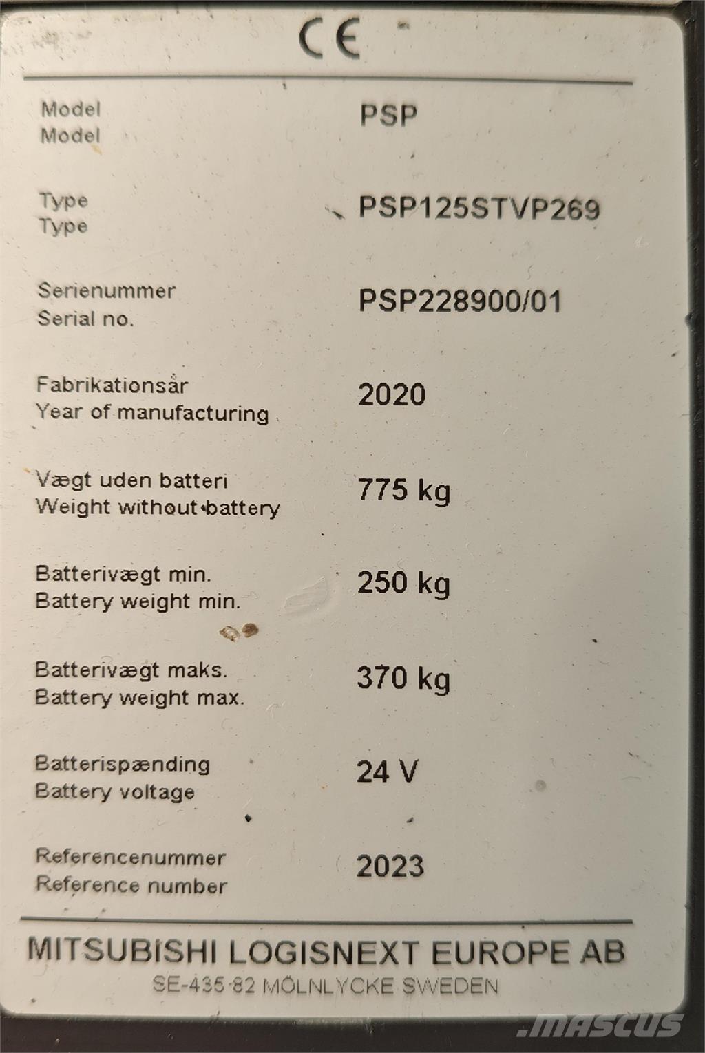 Atlet PSP125 Samopogonski ručni viličari