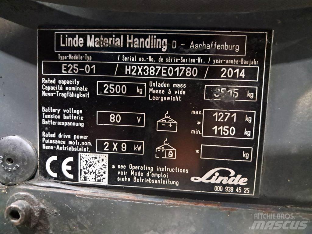 Linde E25-01 Električni viličari