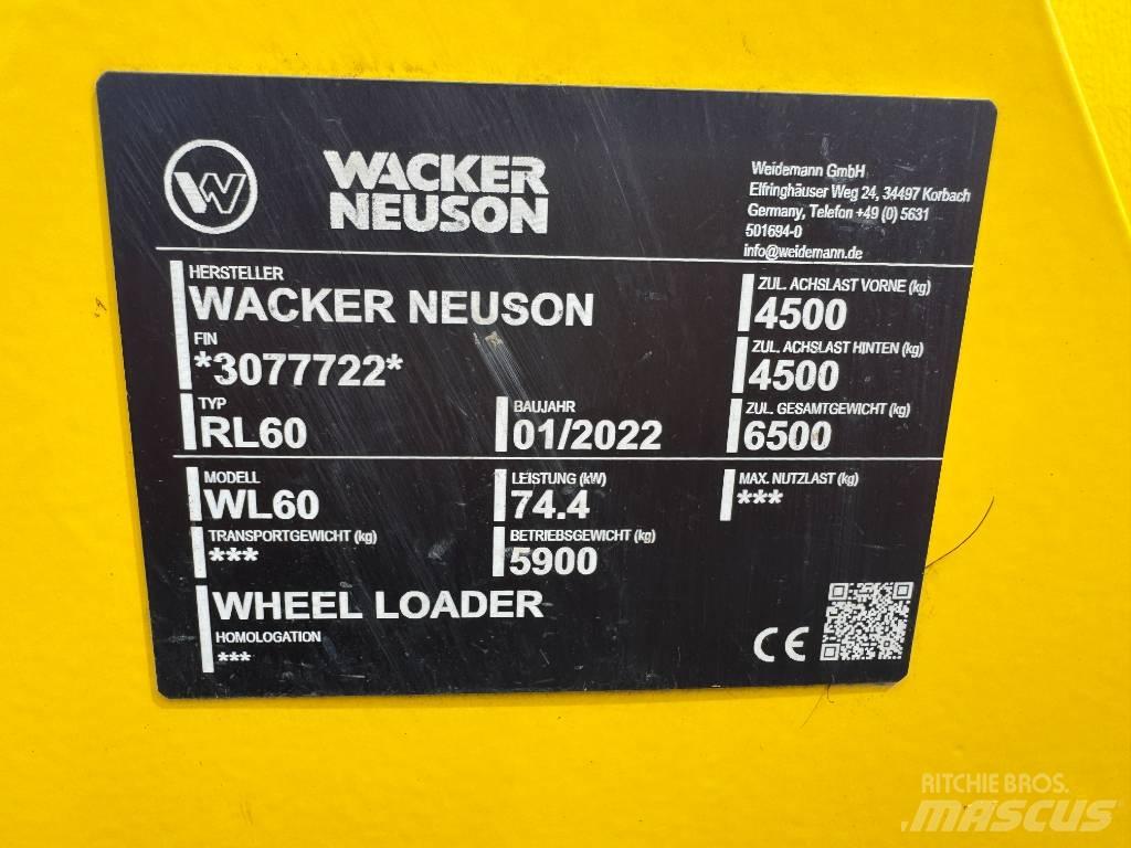 Wacker Neuson WL60 Utovarivači na kotačima
