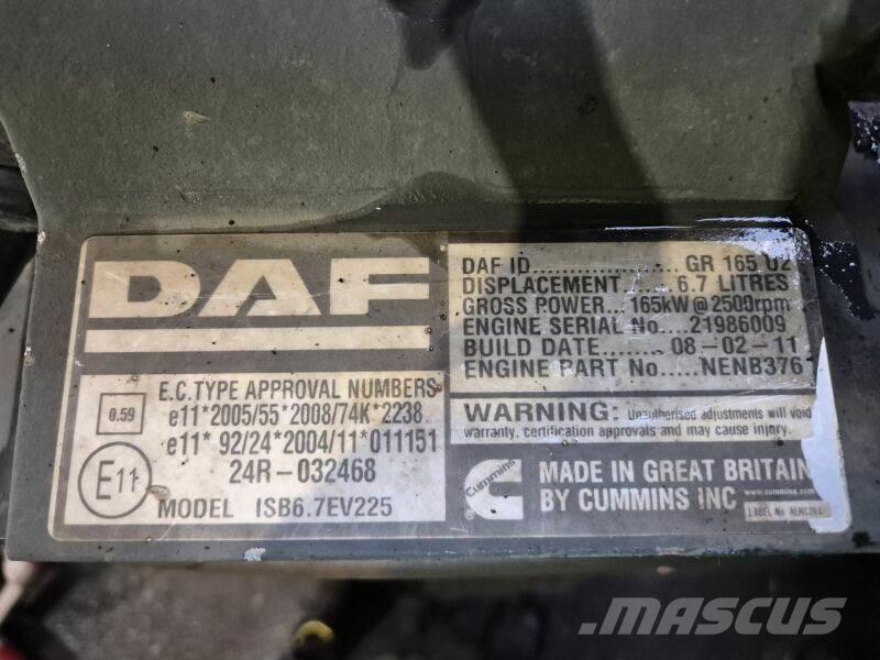 DAF GR165U2 Motori