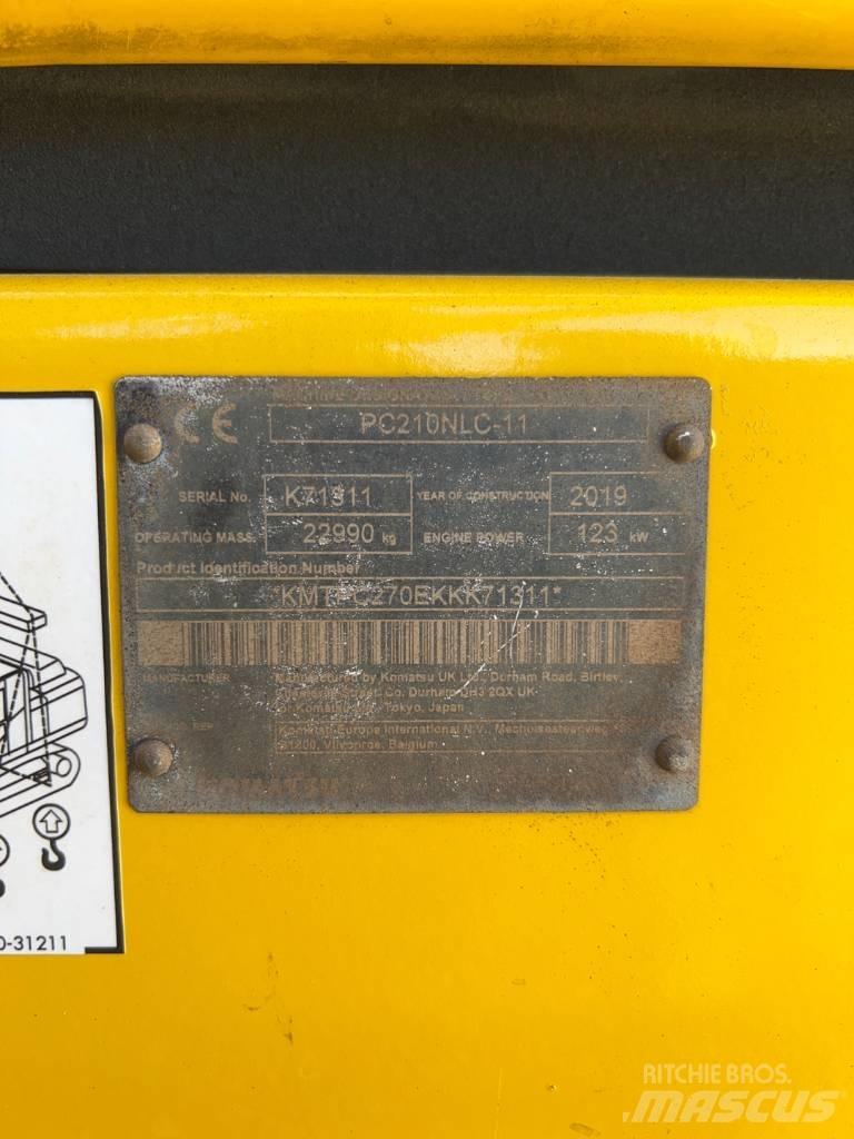Komatsu PC210NLC-11 Bageri gusjeničari