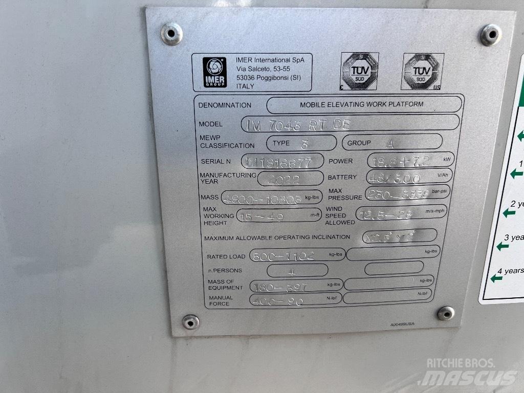 Imer IM 7043 RT DE Škaraste platforme