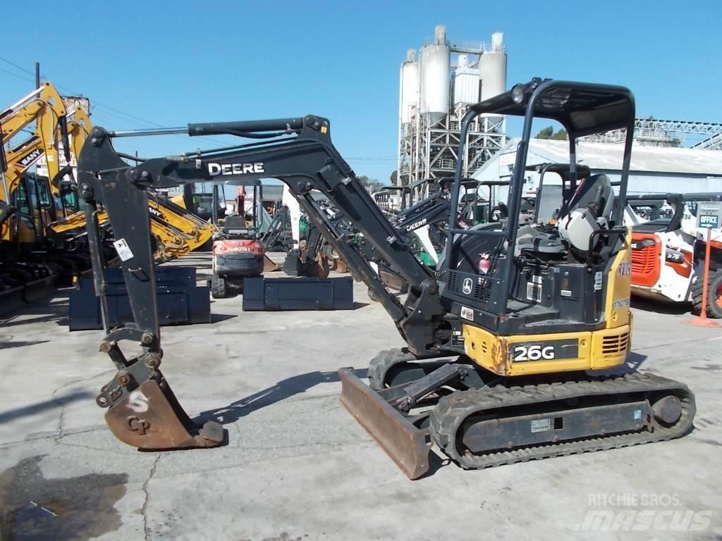 John Deere 26G Mini bageri <7t