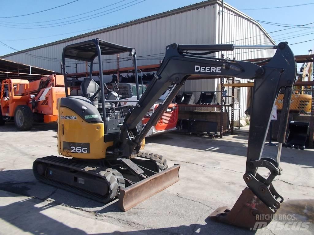John Deere 26G Mini bageri <7t