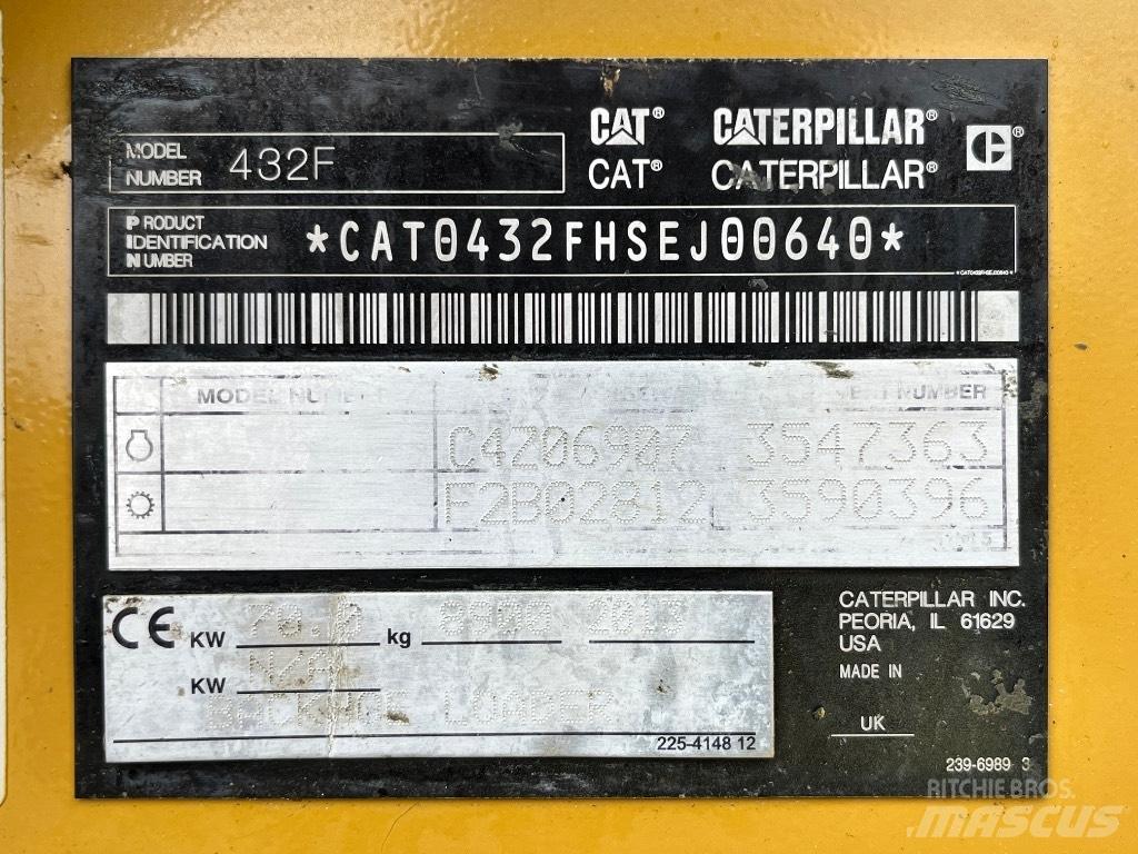 CAT 432 F Utovarni rovokopači