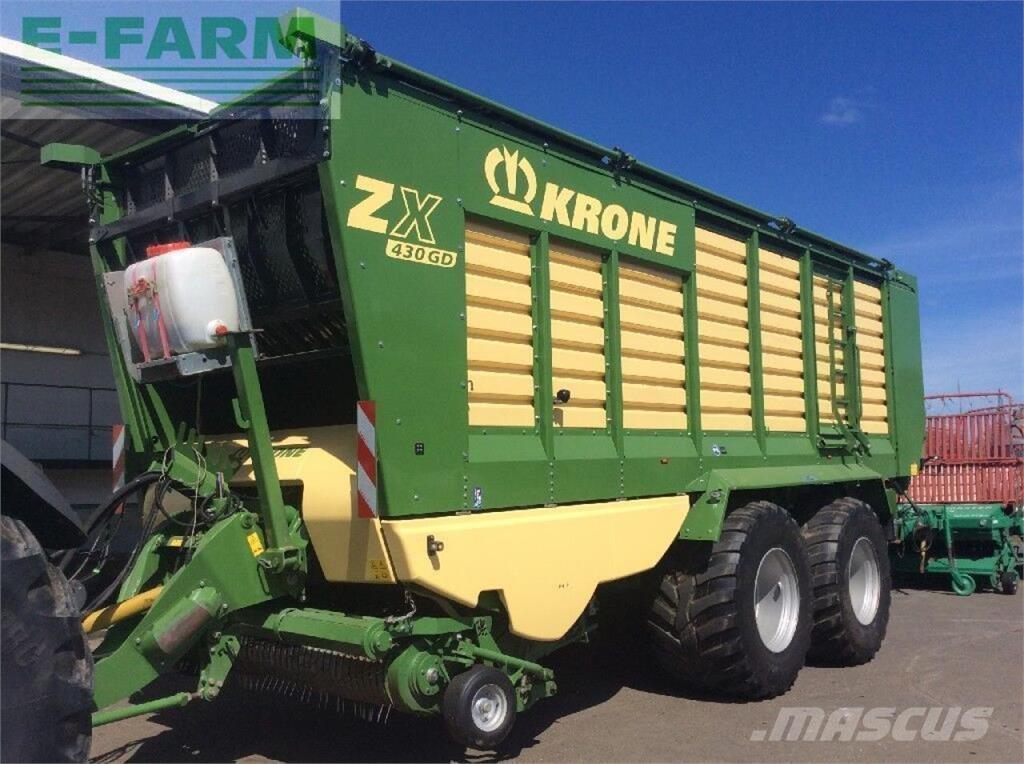 Krone zx 430 gd Prikolice za zrno