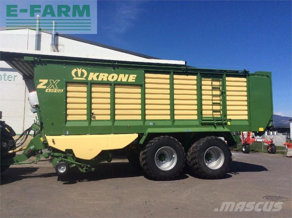 Krone zx 430 gd Prikolice za zrno