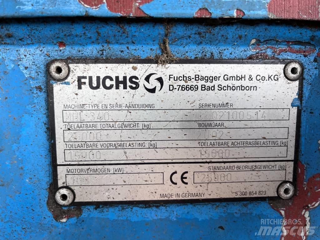 Fuchs MHL 340 Bageri za manipuliranje materijalom / otpadom
