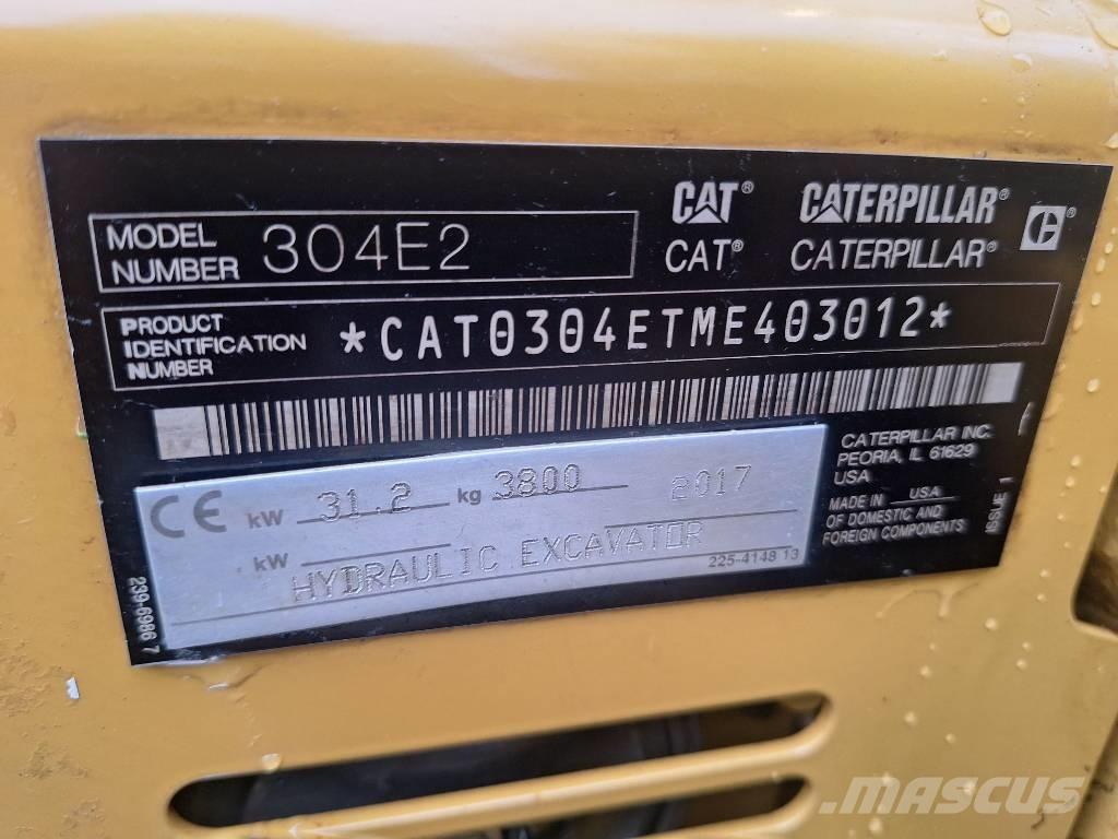 CAT 304 E CR Mini bageri <7t