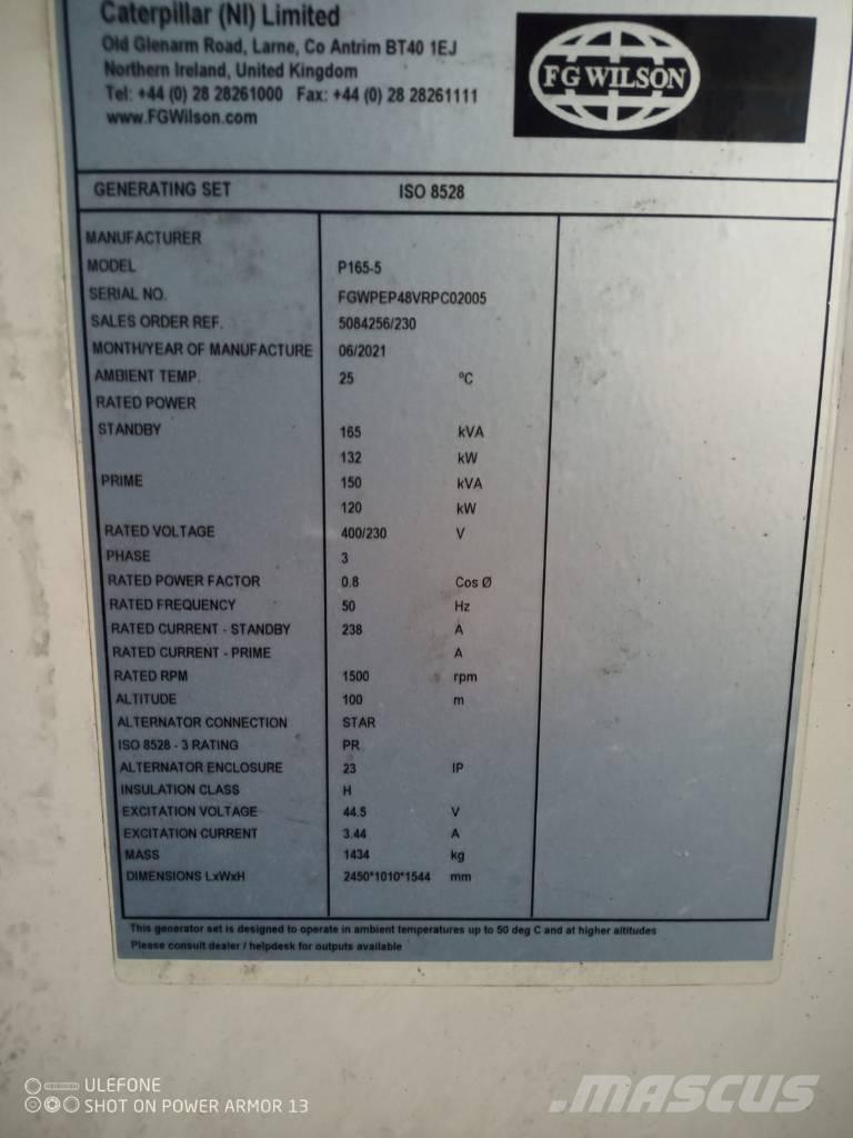 FG Wilson P 65-5 Dizel agregati