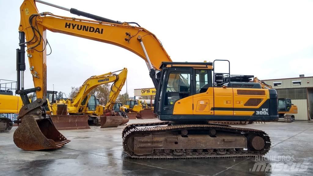 Hyundai HX 300 L Bageri gusjeničari