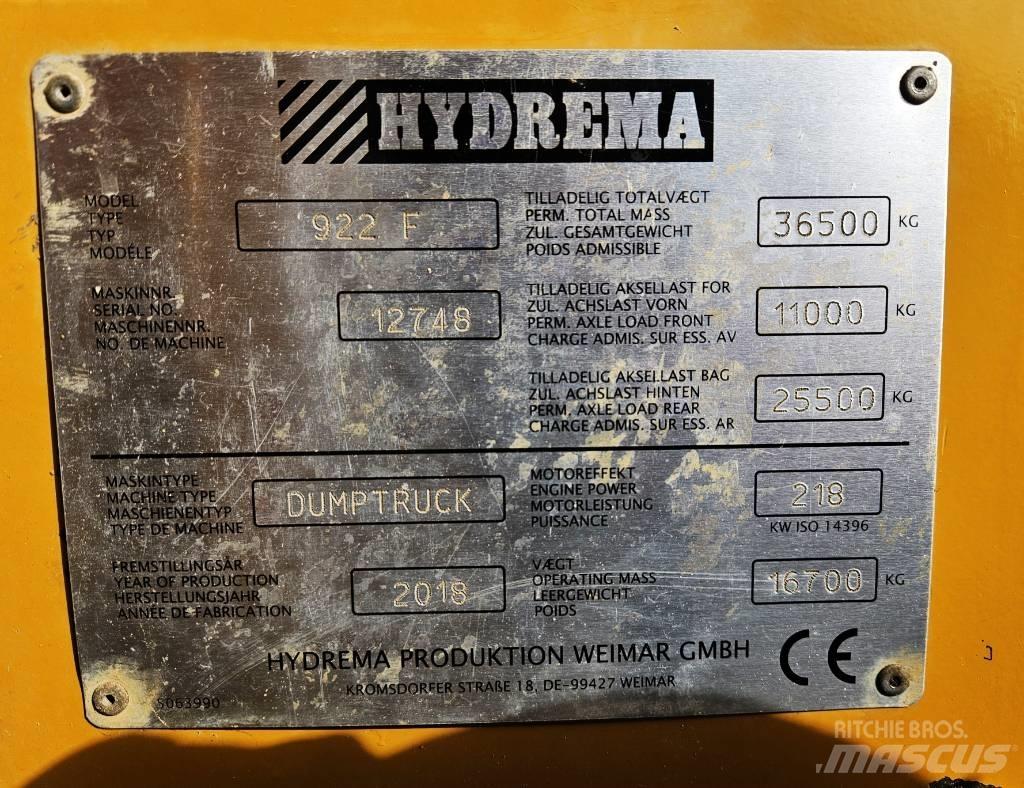 Hydrema 922 F Demperi za gradilišta