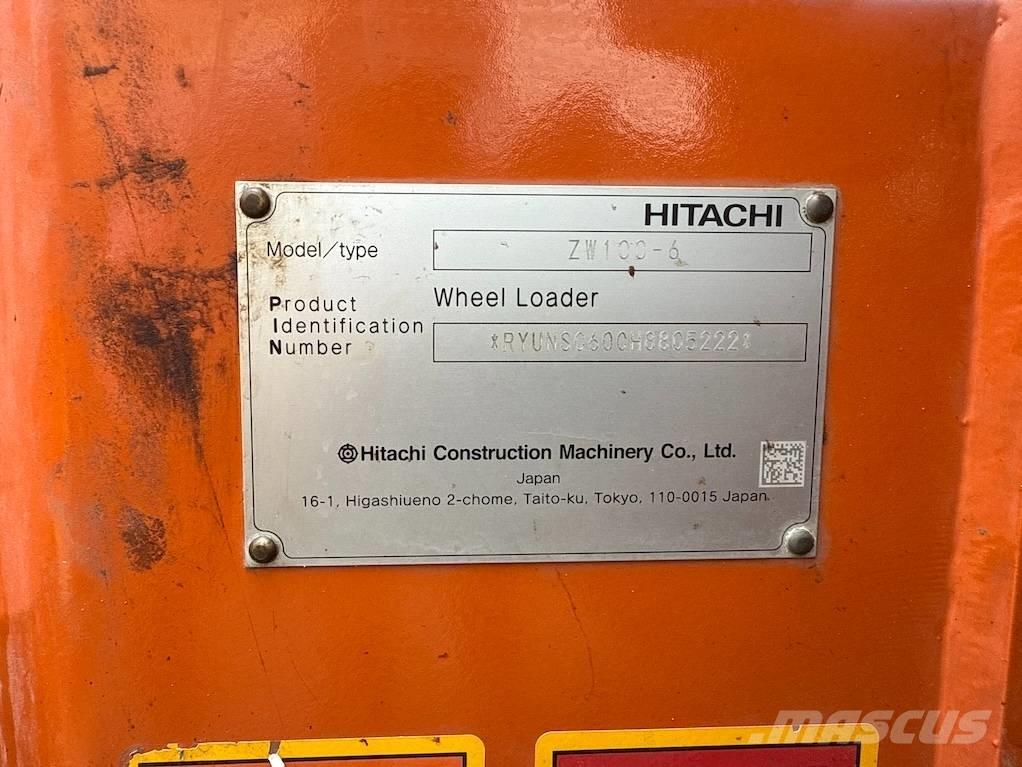 Hitachi ZW 100 Utovarivači na kotačima