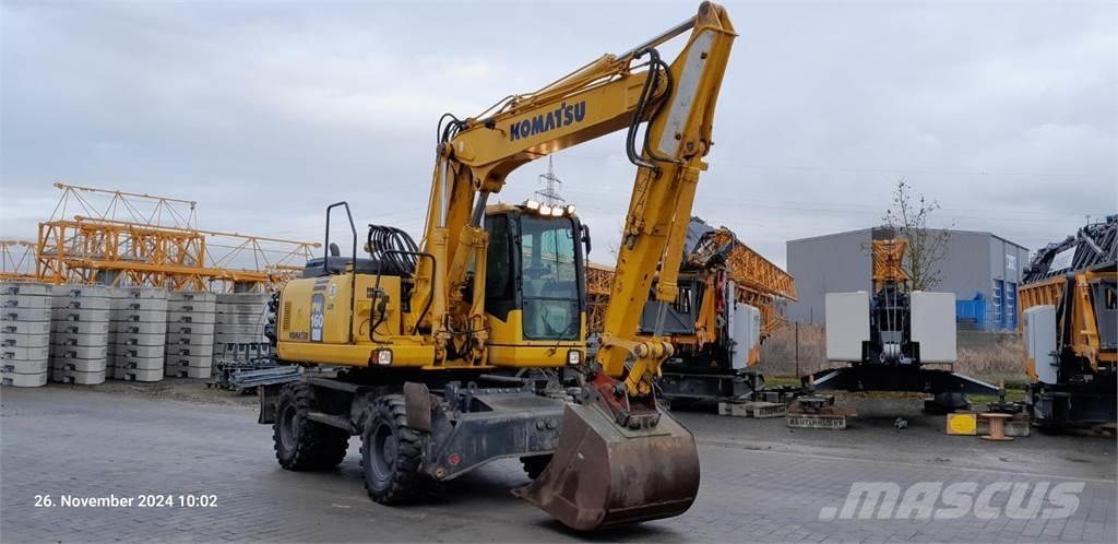 Komatsu PW160-7E0 Bageri na kotačima