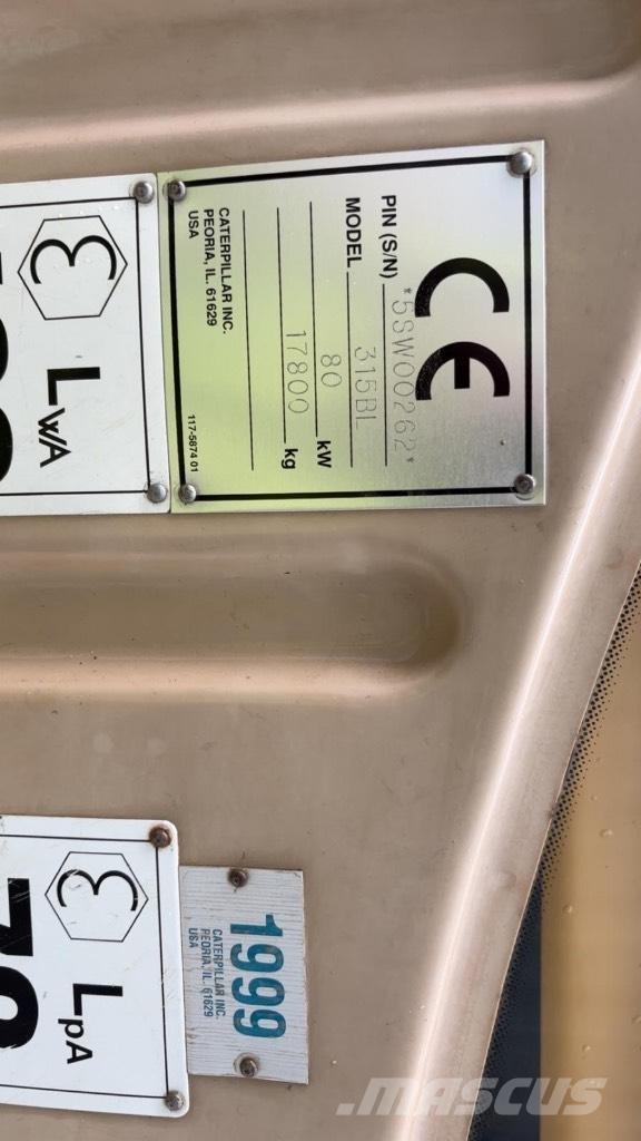 CAT 315 B L Bageri gusjeničari