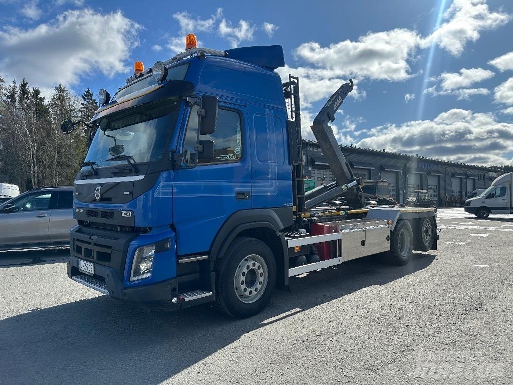 Volvo FMX 540 6x2*4 Rol kiper kamioni s kukama za dizanje