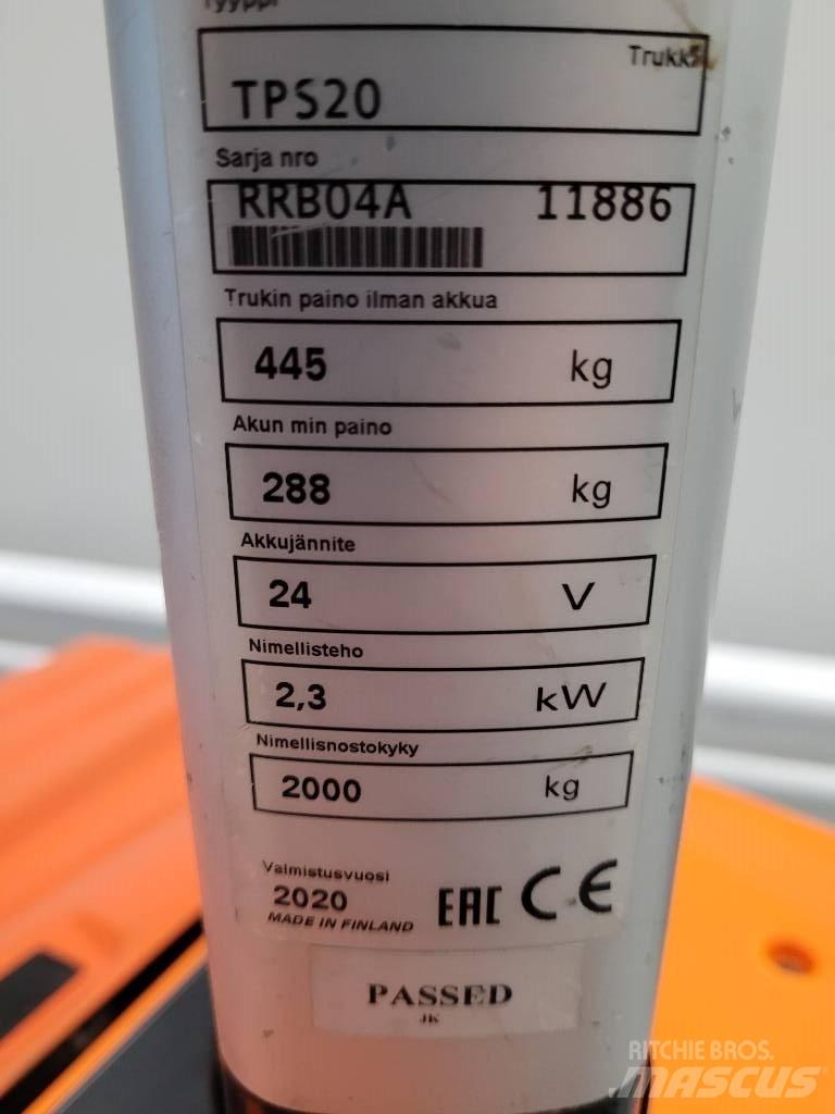 Rocla TPS20 Nisko podizni električni viličar sa platformu
