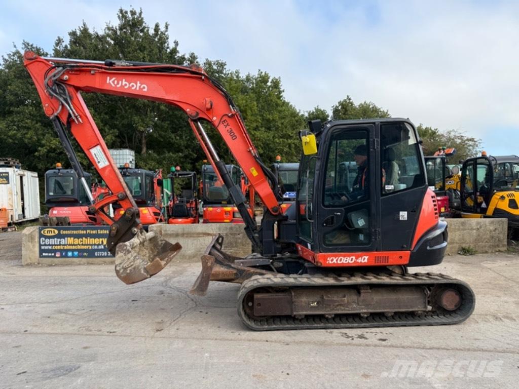 Kubota KX 080-4 Midi bageri 7t – 12t