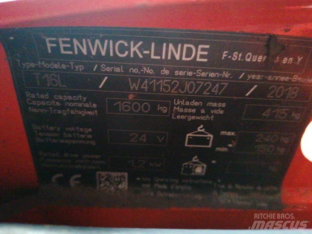 Linde T16L Nisko podizni električni viličar