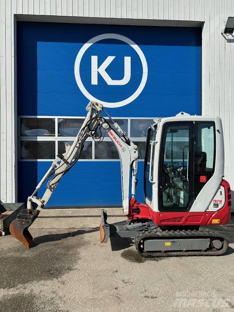 Takeuchi TB 216 Mini bageri <7t