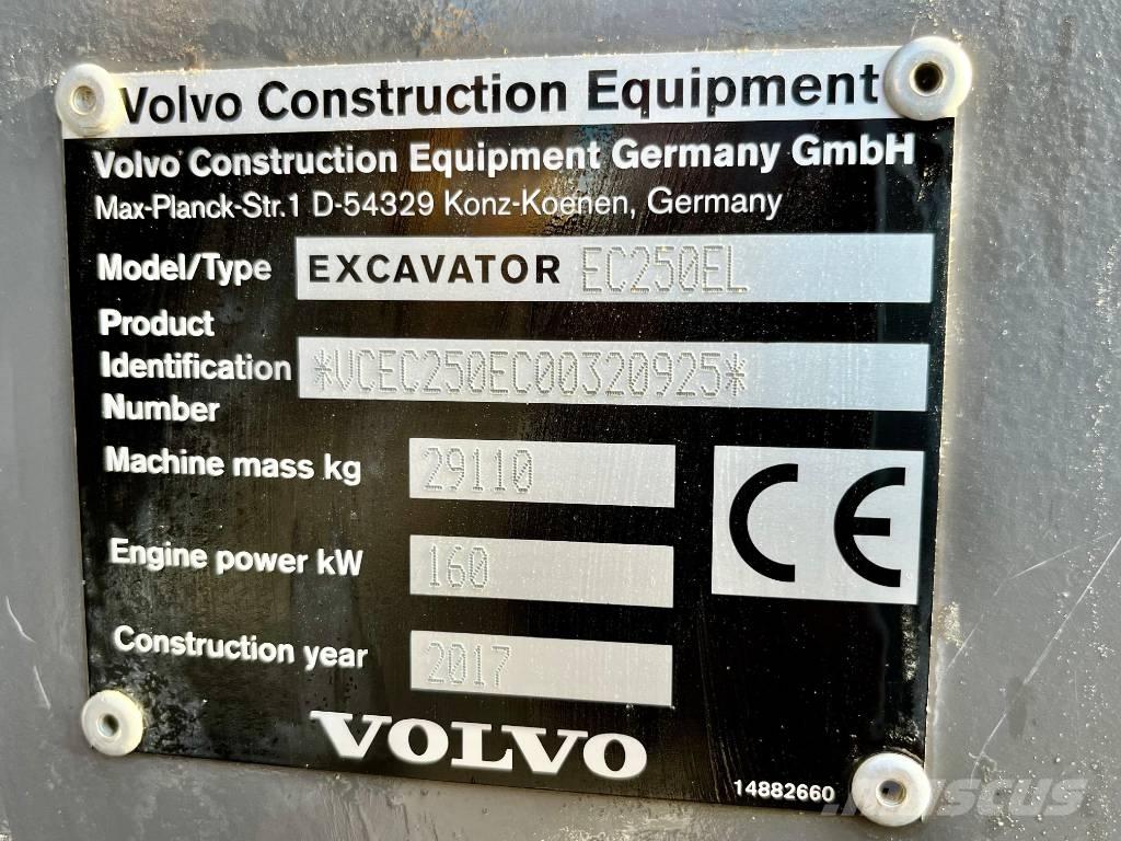 Volvo EC 250 E Bageri gusjeničari