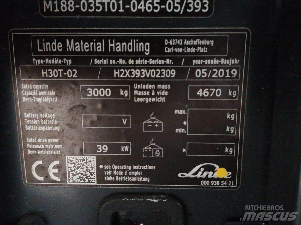 Linde H30T-02 Plinski viličari