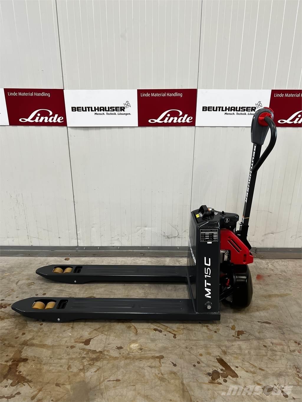 Linde MT15C Ručni električni viličar