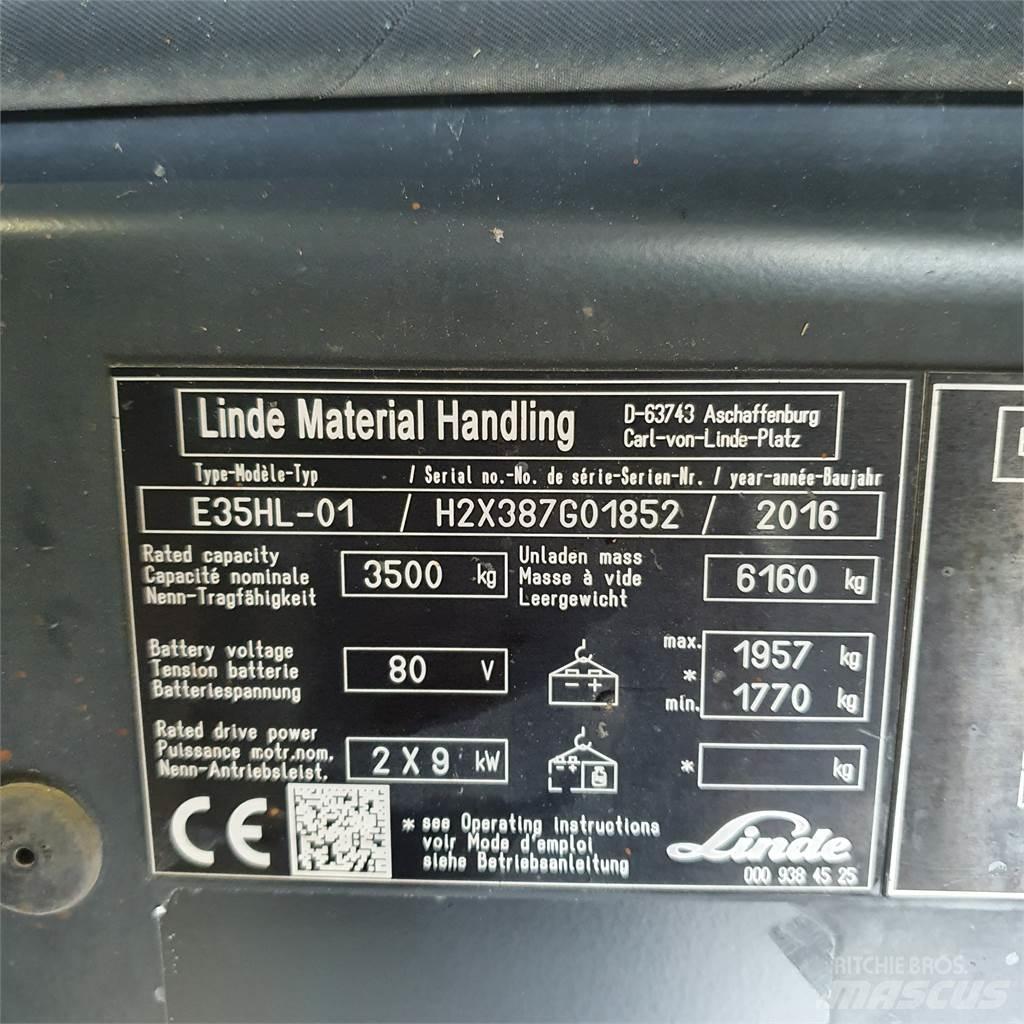 Linde E35HL Električni viličari