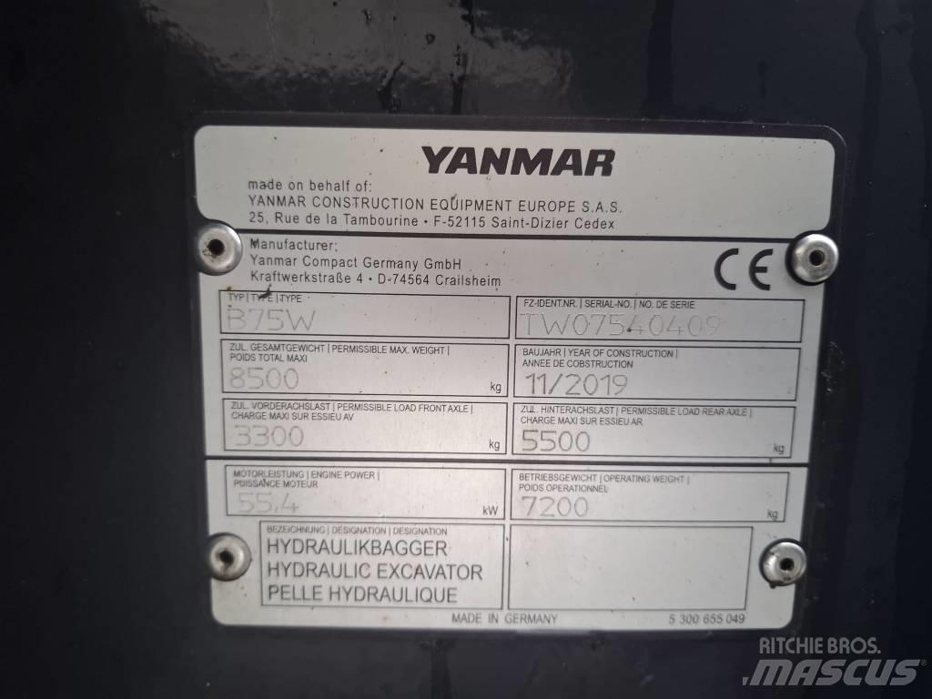 Yanmar B 75 W Bageri na kotačima