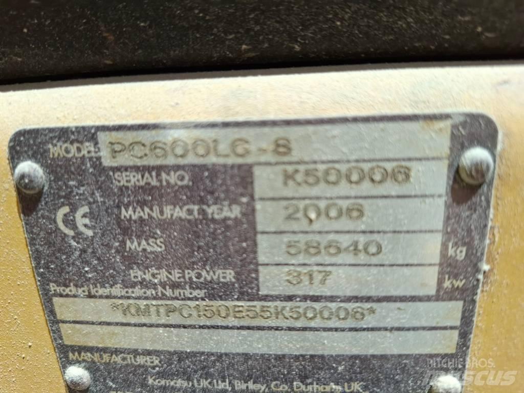 Komatsu PC 600 LC-8 Bageri gusjeničari