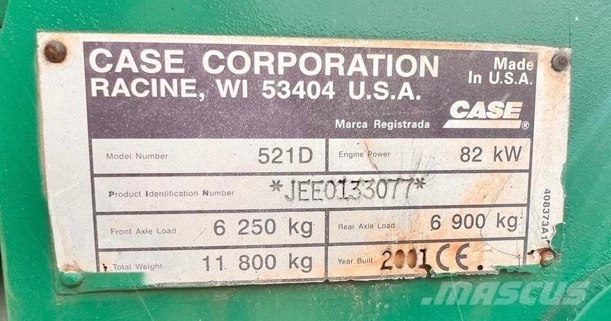 CASE 521 D Utovarivači na kotačima