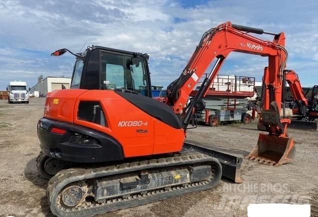 Kubota KX080-4S2 Bageri gusjeničari