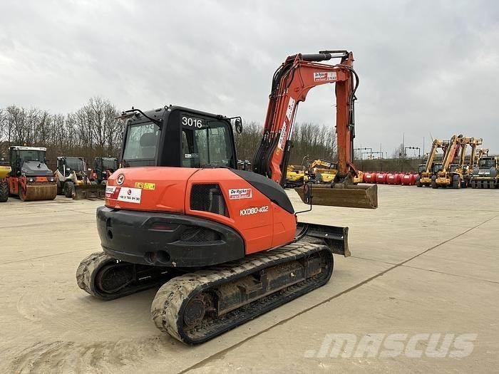 Kubota KX080-4A2 Midi bageri 7t – 12t
