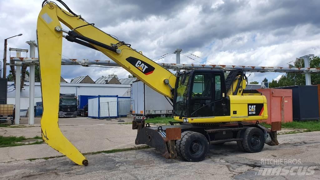 CAT M 318 D MH Bageri za manipuliranje materijalom / otpadom