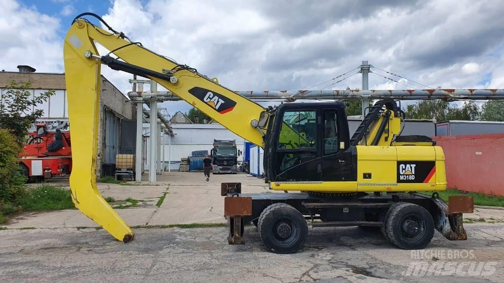 CAT M 318 D MH Bageri za manipuliranje materijalom / otpadom