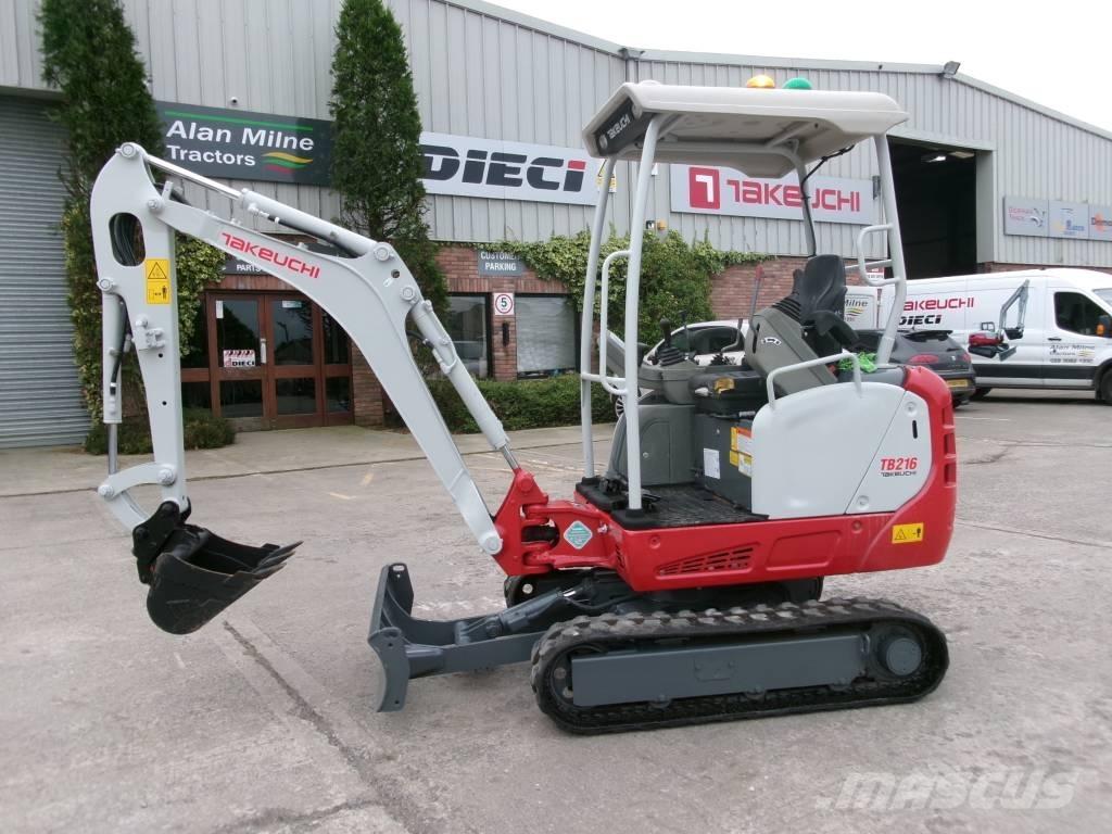 Takeuchi TB 216 Mini bageri <7t