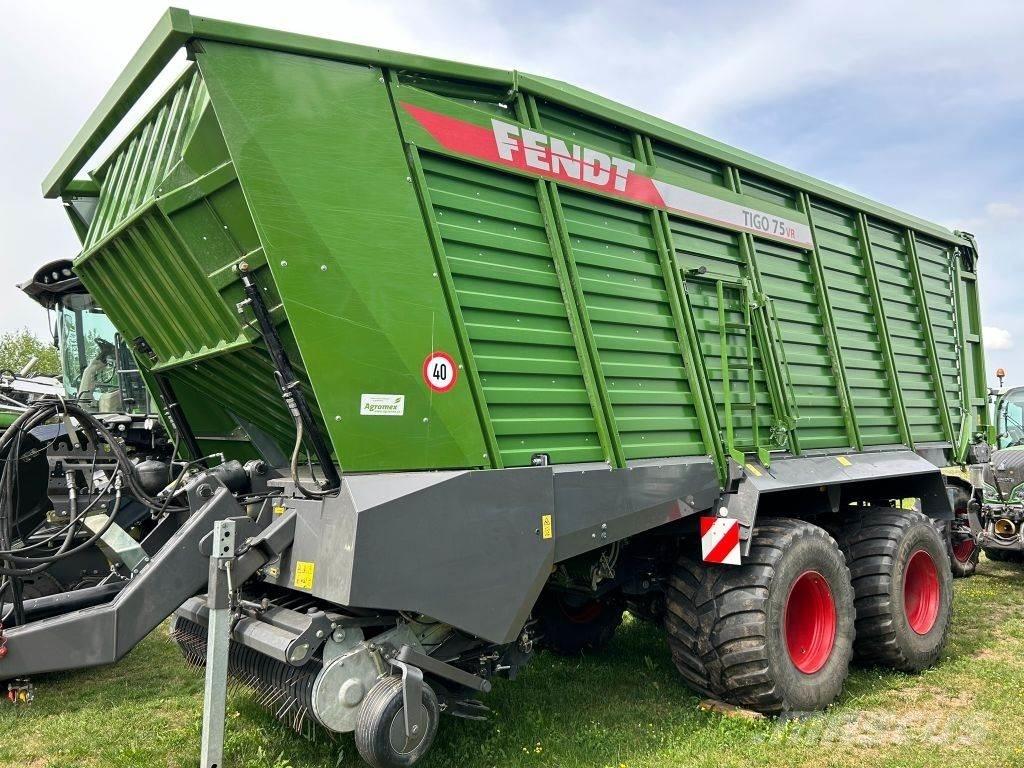 Fendt tigo 75 VR Samoutovorne prikolice