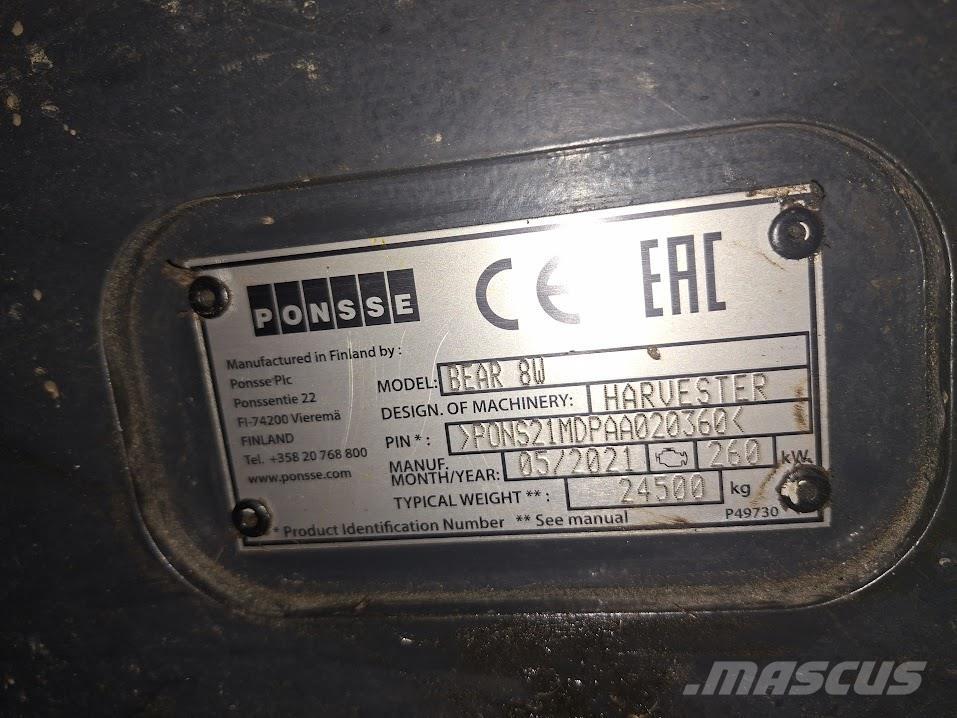 Ponsse Bear 8W Harversteri