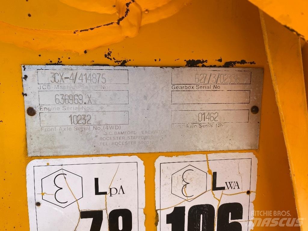 JCB 3 CX Utovarni rovokopači