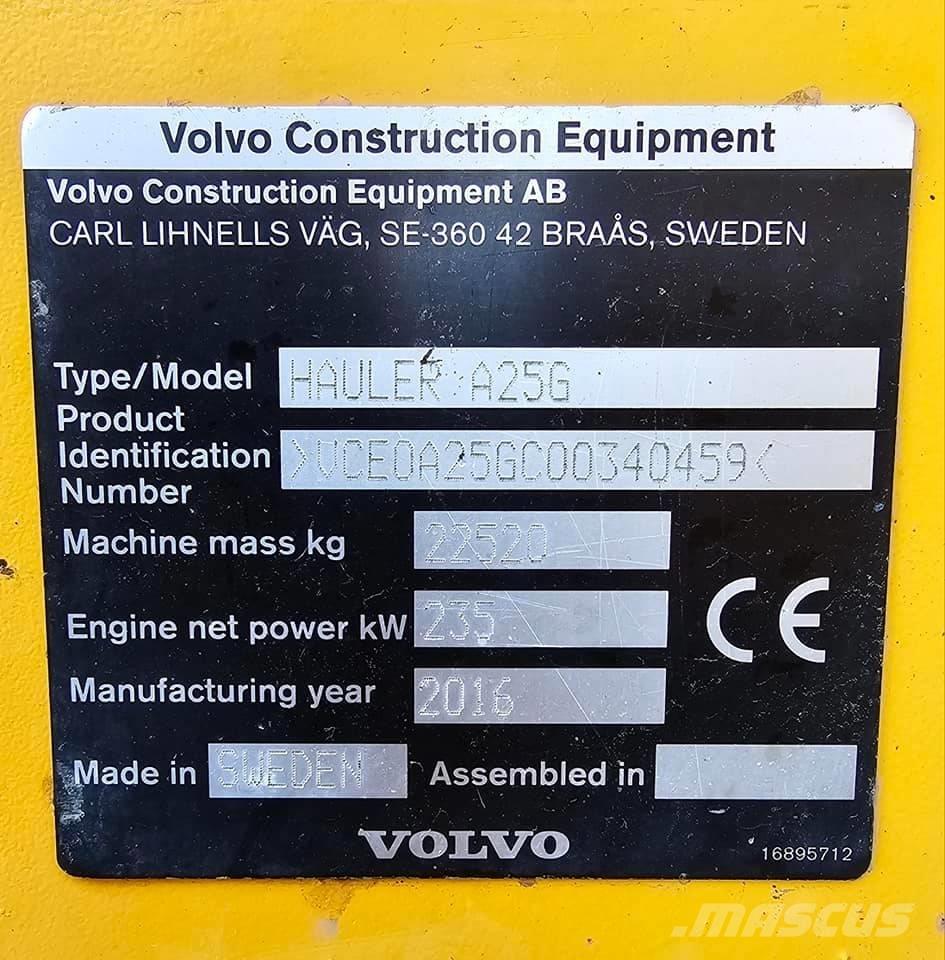 Volvo A 25 G Zglobni demperi