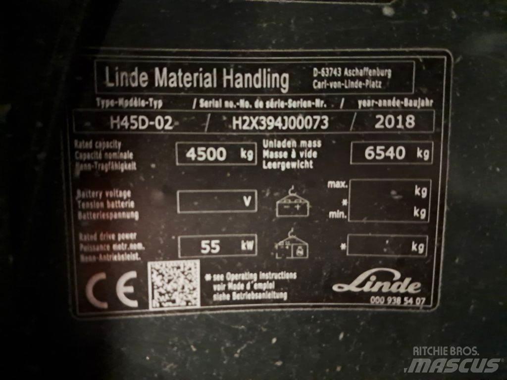 Linde H45D-02 Dizelski viličari