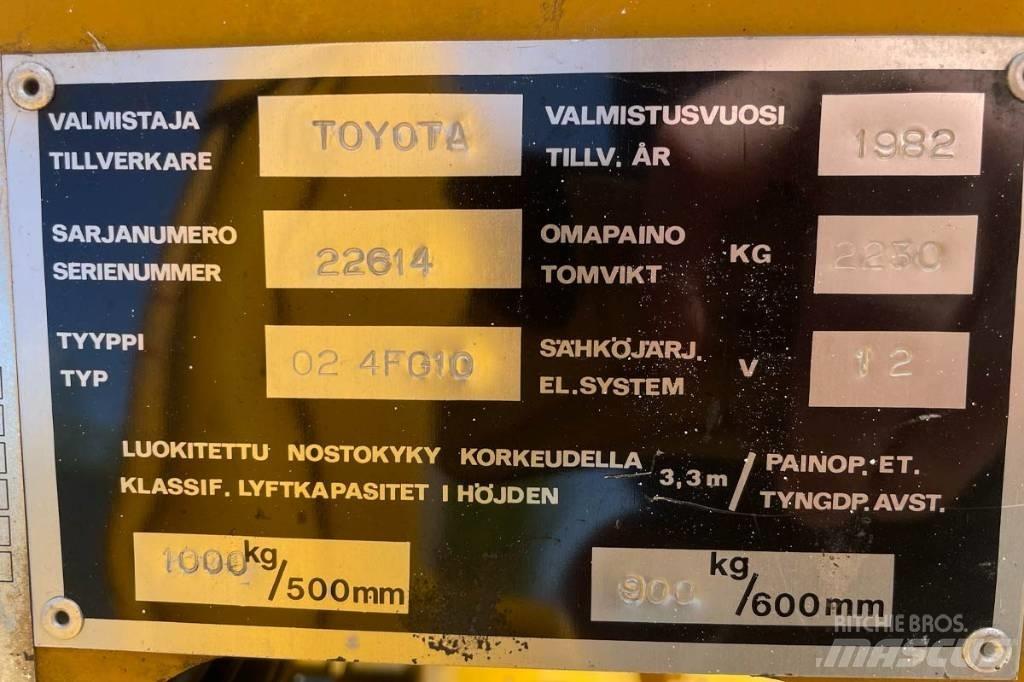 Toyota 02-4FG10 Plinski viličari
